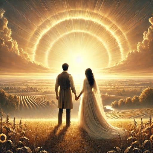 L’homme et la femme, créés par Dieu pour le mariage, avancent ensemble vers l’avenir qu’Il ouvre devant eux